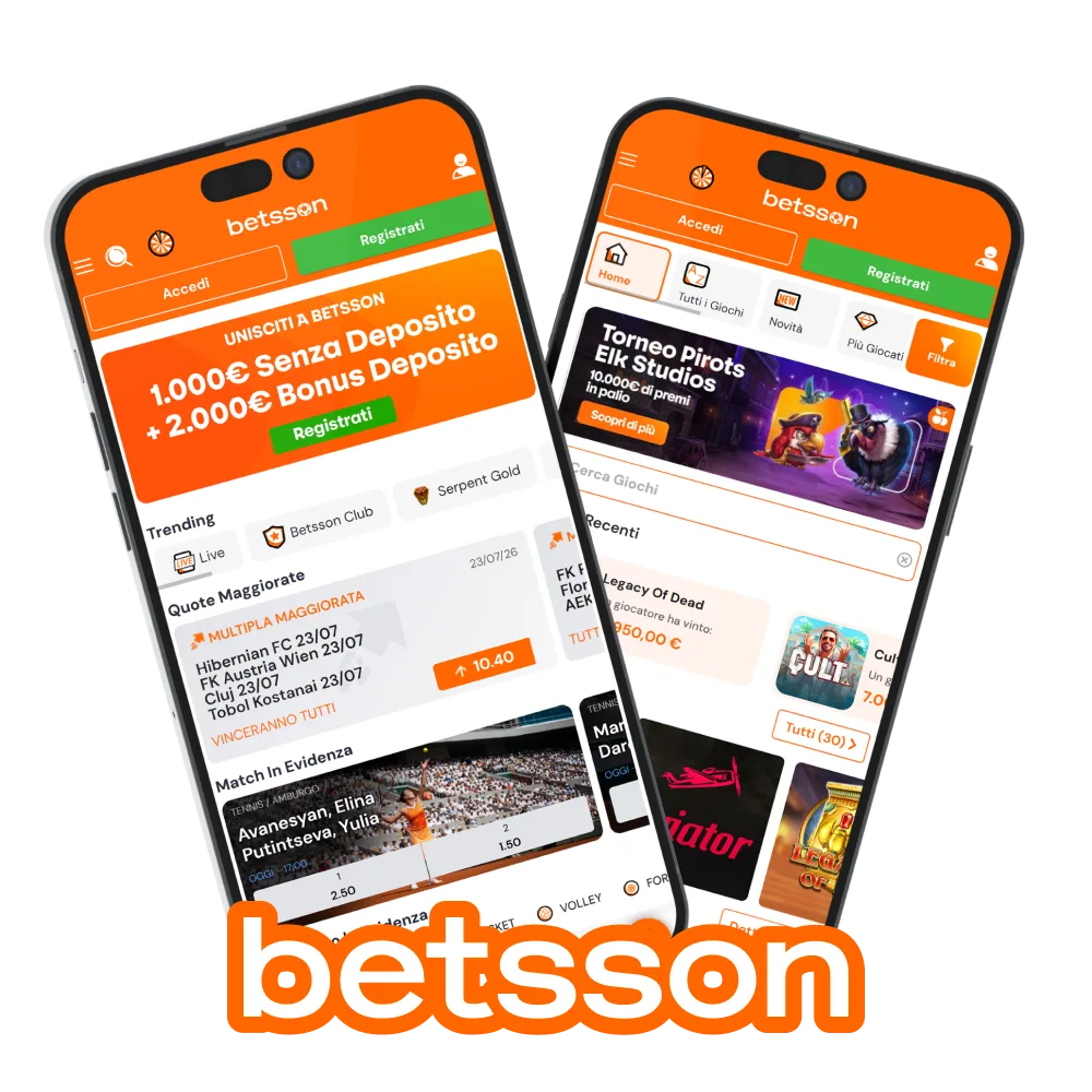 Download Betsson App per Android e iOS