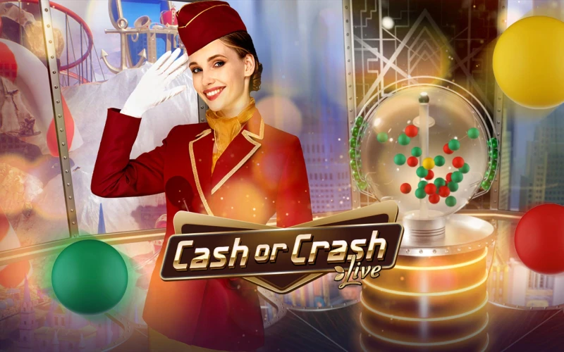 Tenta la fortuna con Cash or Crash dal vivo su Betsson.