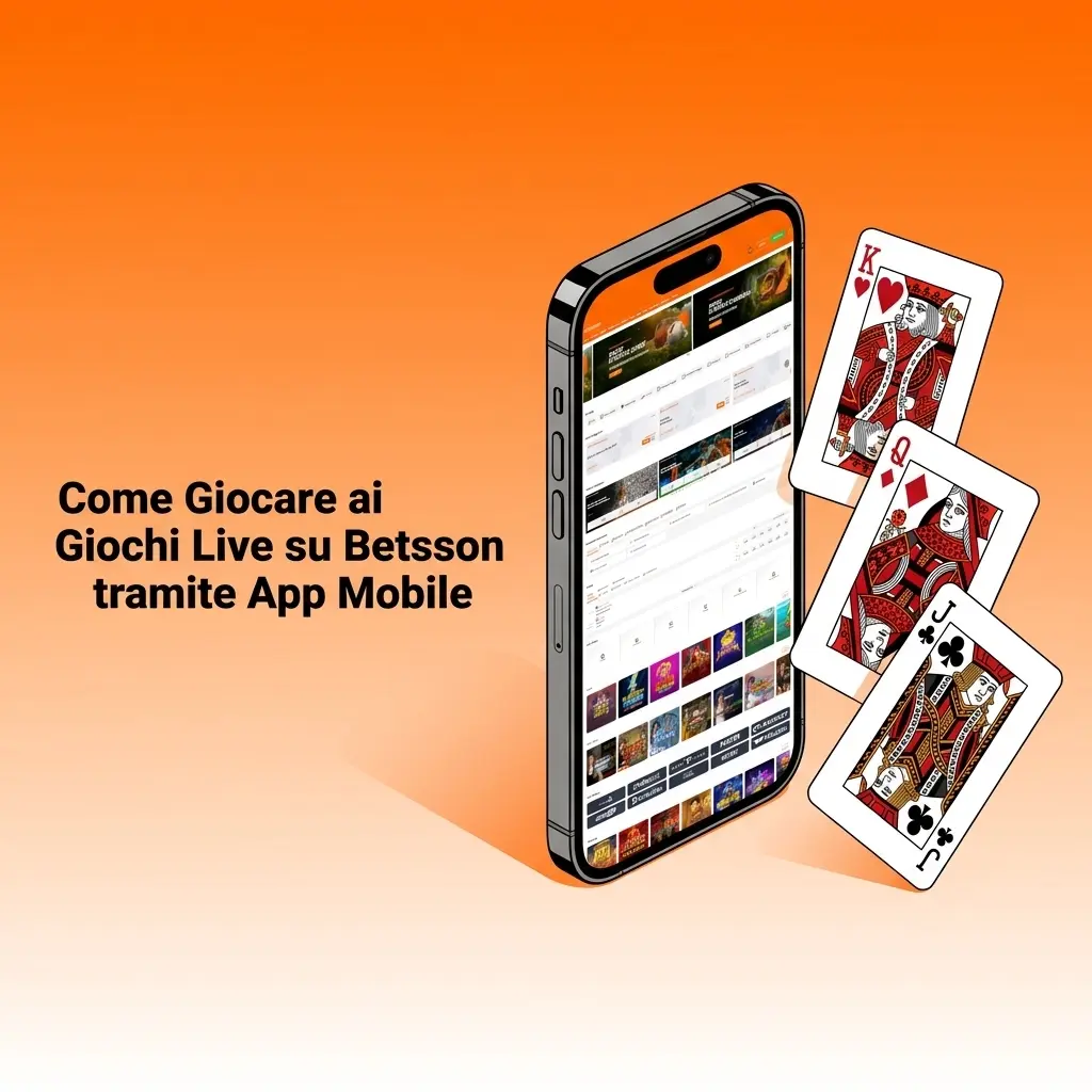 Come giocare ai giochi live su Betsson tramite app mobile