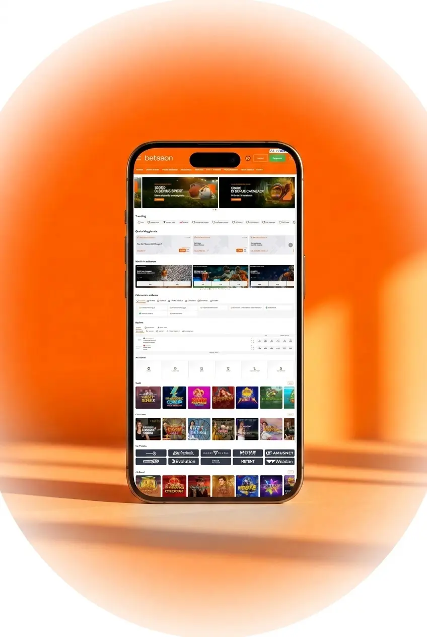 Guida visiva su come utilizzare i bonus Betsson: registrazione, deposito e attivazione del codice promozionale