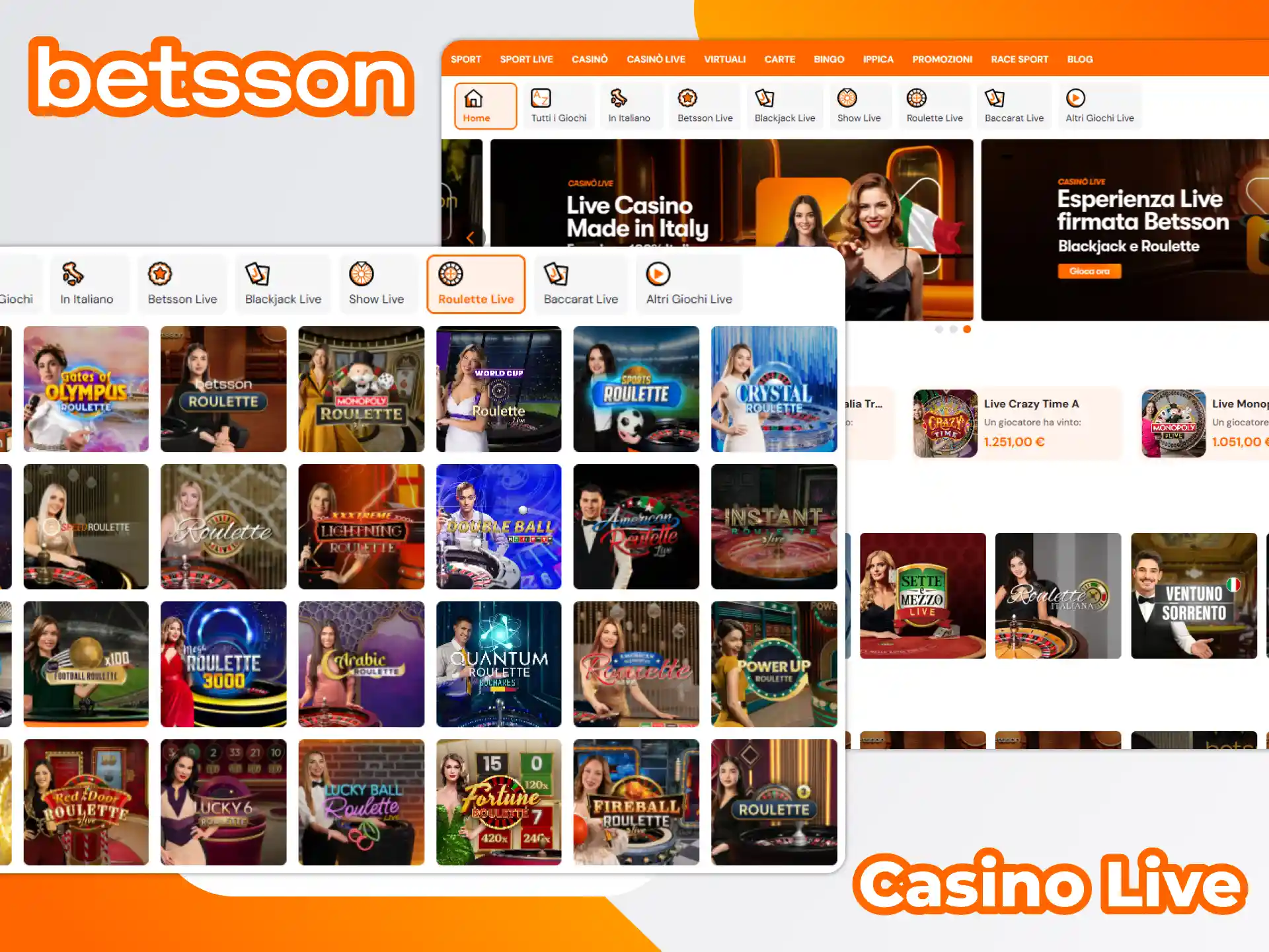 Casino Live Betsson